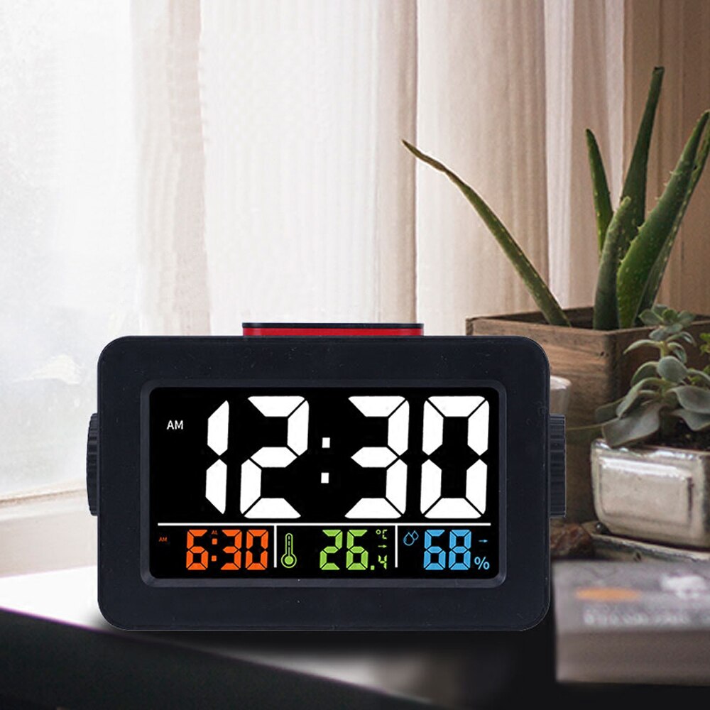 Digital Alarm Clock with Thermometer